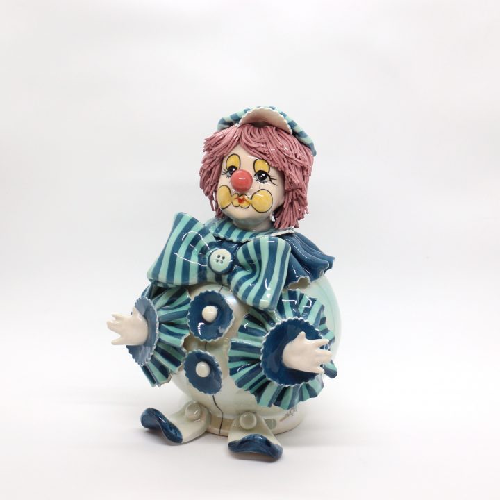 Standing clown piggy bank