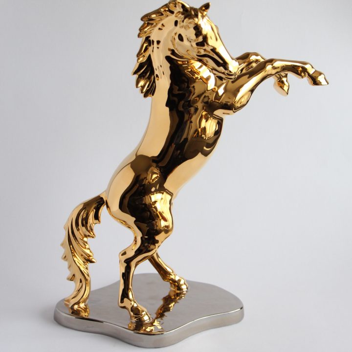 Porcelain Rampant Horse