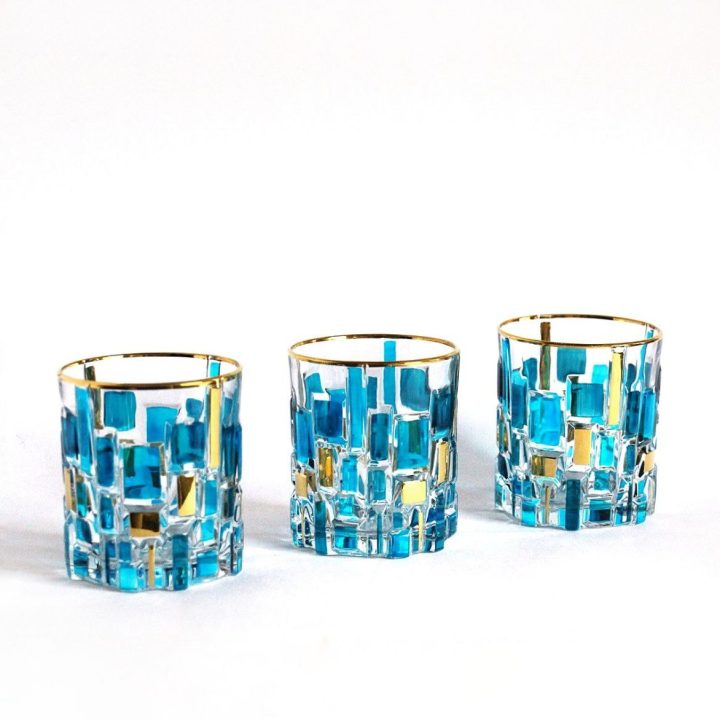Torquise whisky set- etna