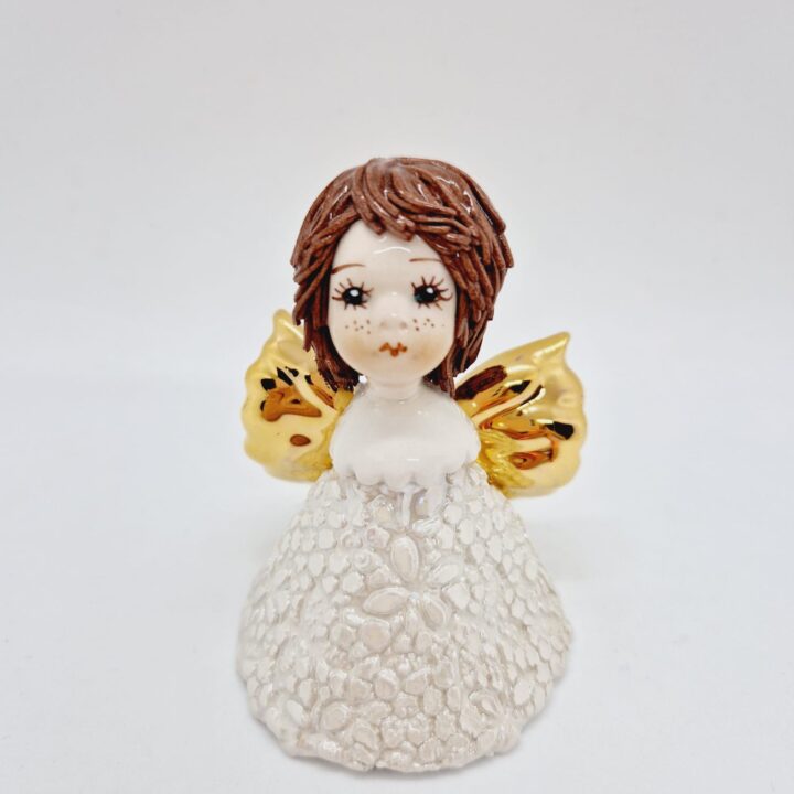 Angel with dark hair