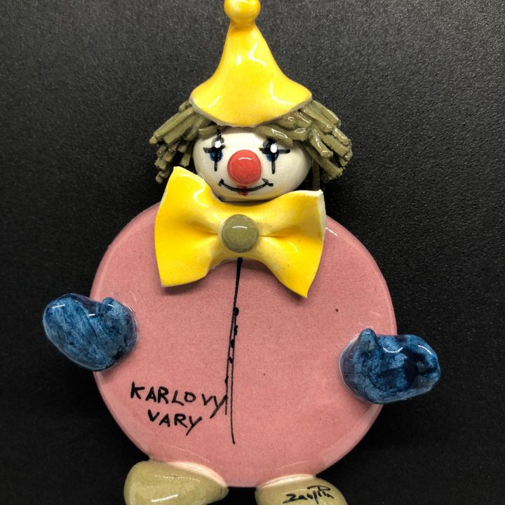 Porcelain Clown magnet
