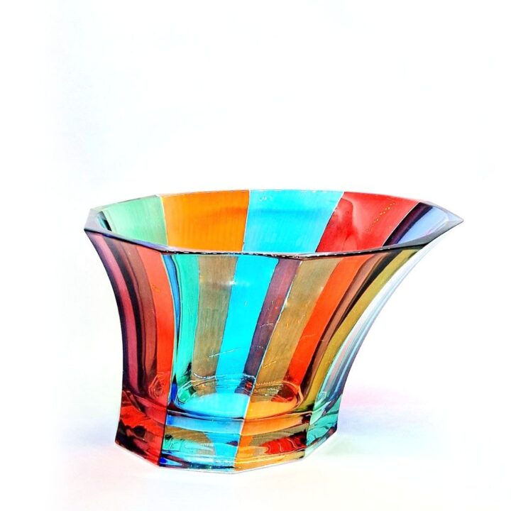 Colour crystal bowl- boston