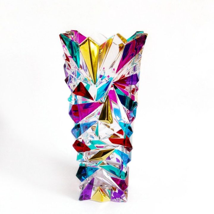 Colour vase- glacier