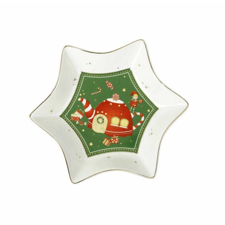 Christmas star tray