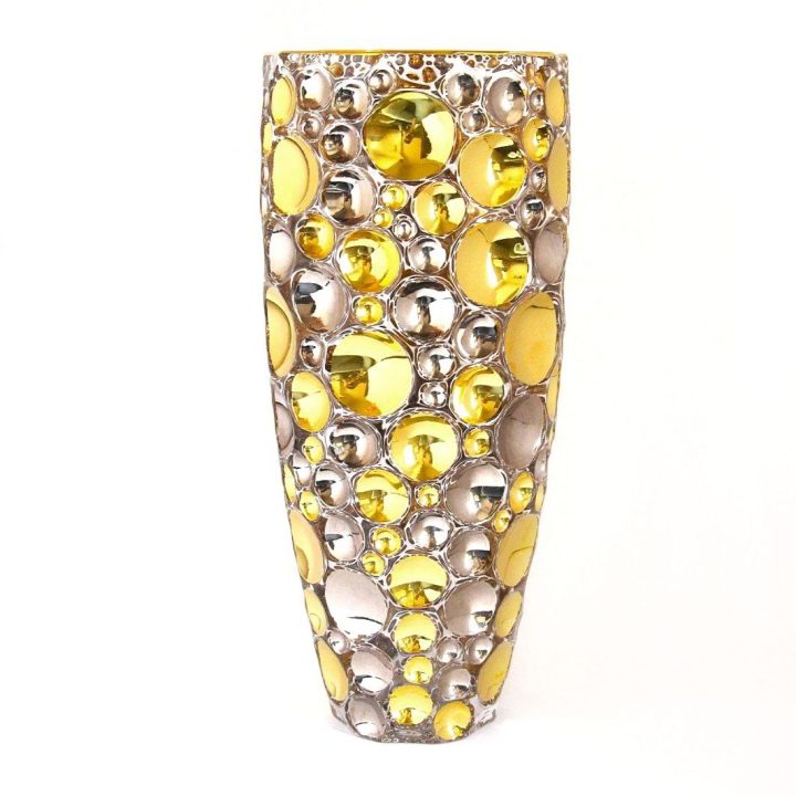Gold platinum vase