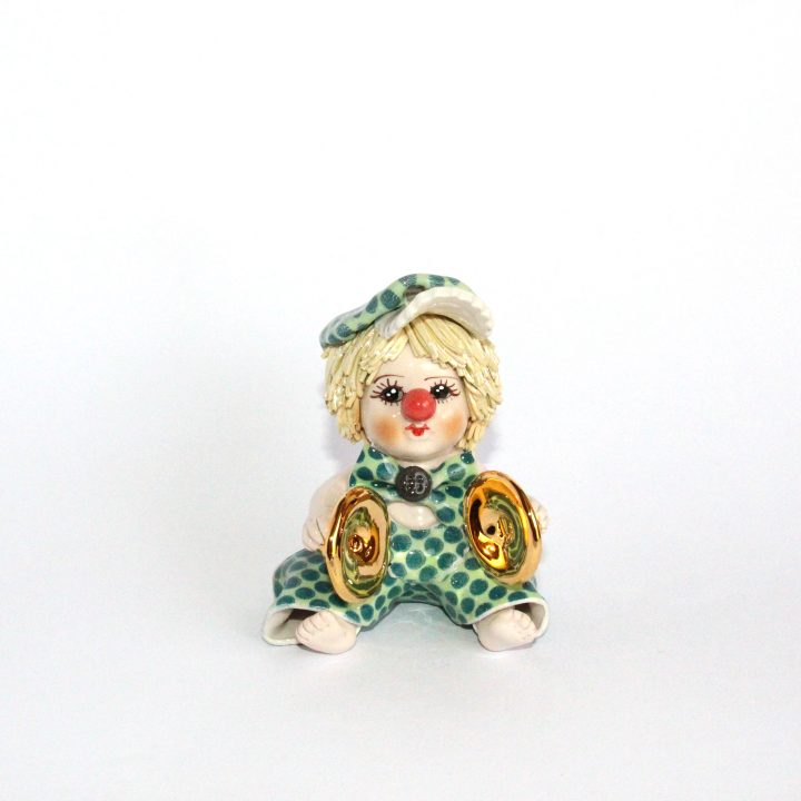 Musician with percussion instruments