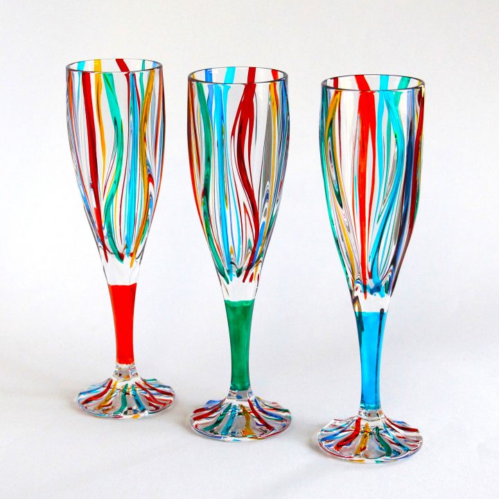 Colour champagne set- ocean