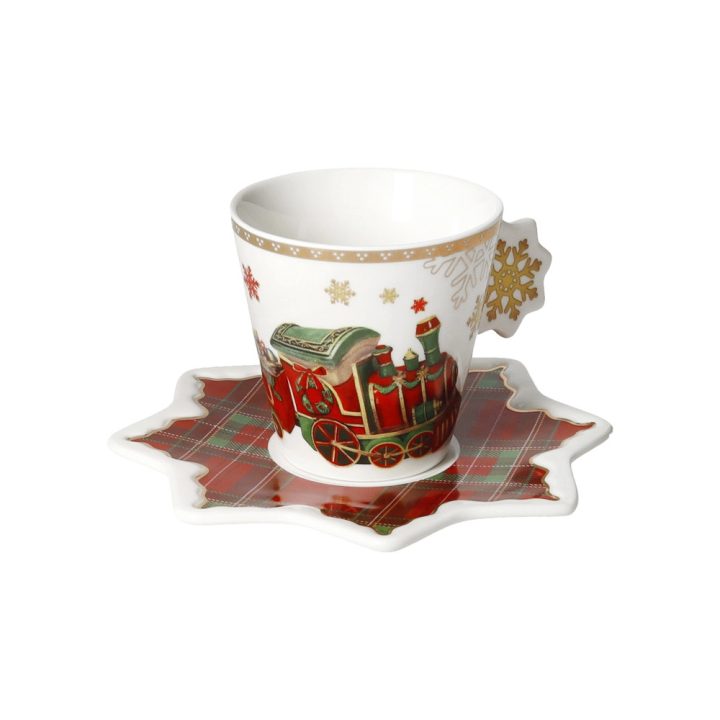 Christmas espresso cups