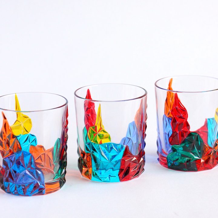 crystal whisky set - sculpture