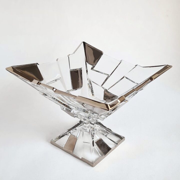 Crystal bowl on foot- sydney