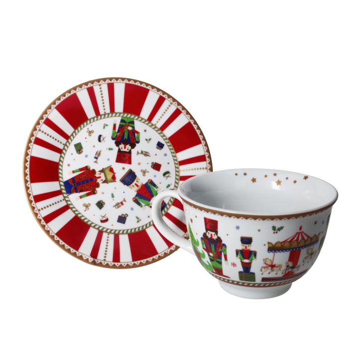 Christmas tea cup