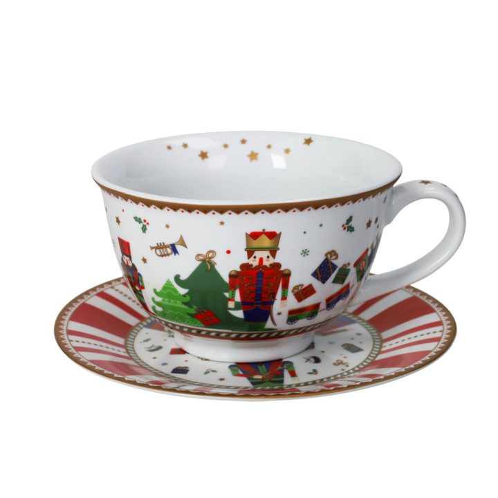 Christmas tea cup