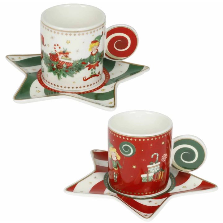 Christmas coffee cups
