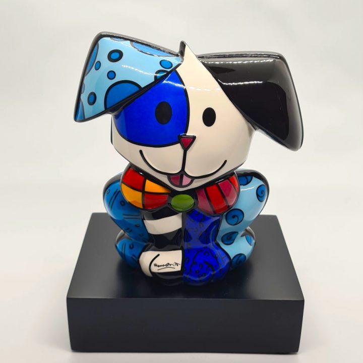 Dog with bow tie- pop art