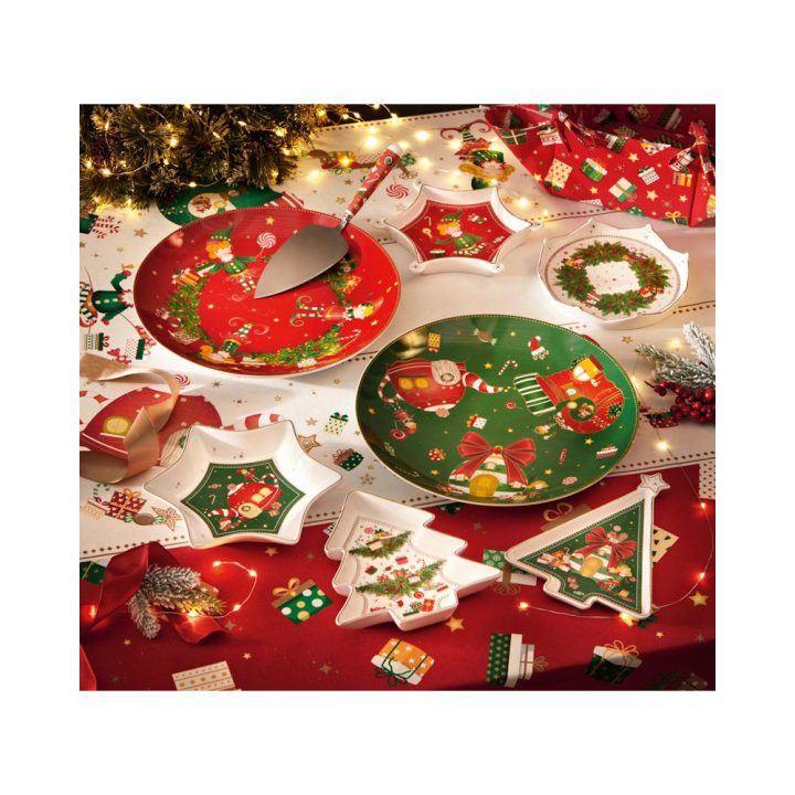 Christmas porcelain tray