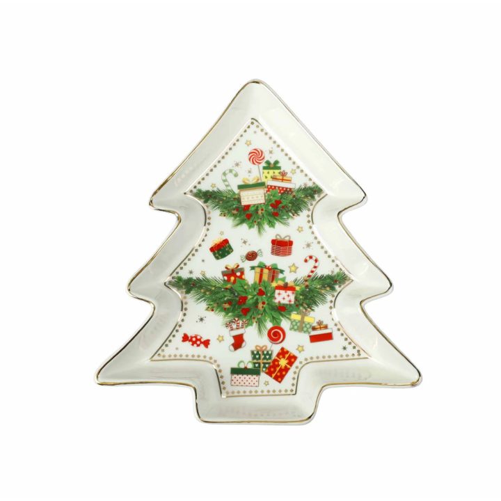 Christmas porcelain tray