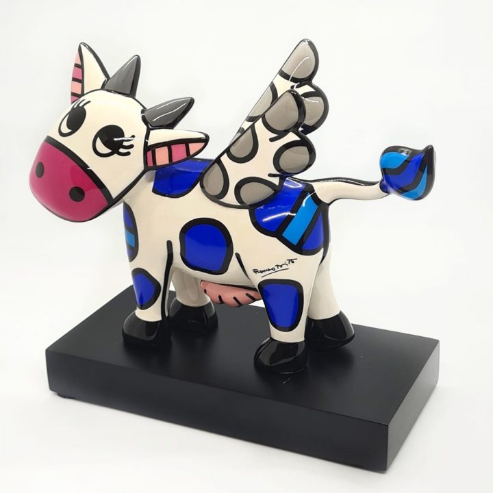 Flying cow- pop art