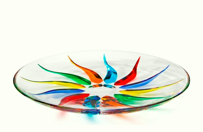 Crystal cake plate- trix